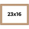 PosterPalooza | Weathered Yellow Picture Frame - UV Acrylic, Backing Board, Hanging Hardware Included - 2 of 4