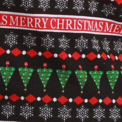 black - christmas fairisle