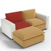 Ainfox L shaped Module Sofa 3 Seats Rainbow Sofa For Living Room,Vila,Apartment - 3 of 4