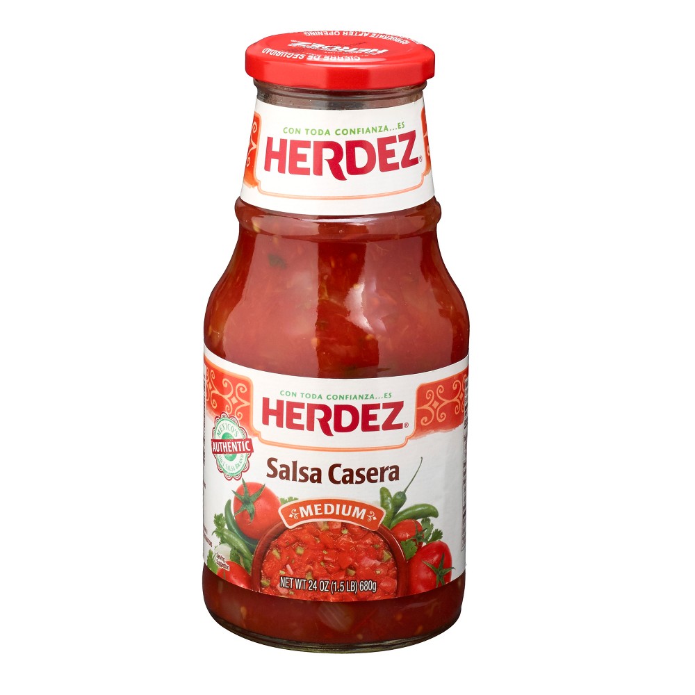 UPC 072878275651 product image for Herdez Casera Medium Salsa 24oz | upcitemdb.com