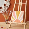 Bright Creations 6 Pack Unfinished Wood Canvas Boards for Painting, Blank Deep Cradle 5x5 Panels for Art Projects, 0.85 In Thick - 4 of 4