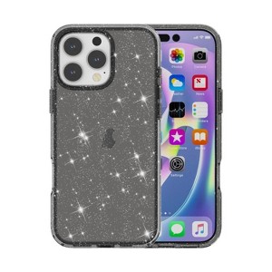 Entronix Apple iPhone 16 Pro Max Crystal Clear Case - Color Glitter - 1 of 4