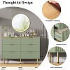 Fluted 6-Drawer Dresser - Modern Storage Chest for Bedroom & Living Room - 4 of 4