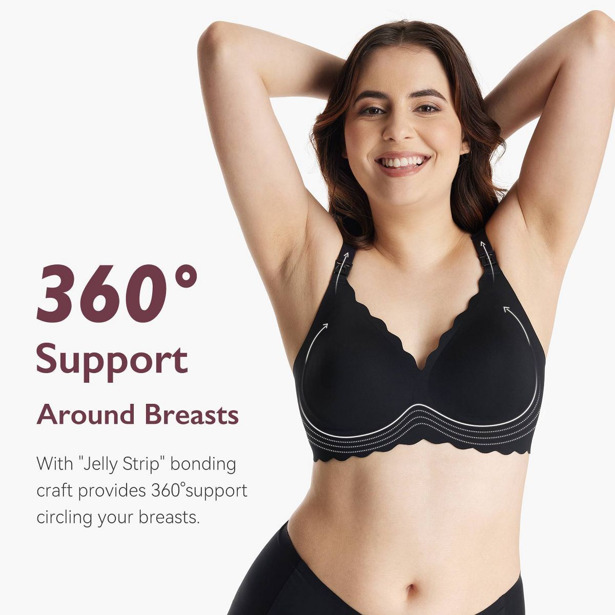 Momcozy Jelly Strip Nursing Bra - thumbnail 4