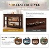 NicBex Antique Console Table with Storage,Wood Entryway Table with 2 Drawers & 2 Tiers Shelves,Foyer Tables for Entryway,Living Room,Hallway - 4 of 4