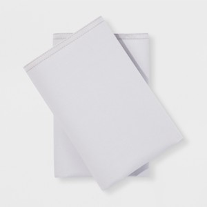 Modern Pillowcases (Standard) Gray Hem 300 Thread Count - Project 62 + Nate Berkus