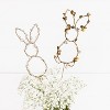 Transpac Wire Pearl Easter Bunny Pick Home Decorations Easter - 2 of 2