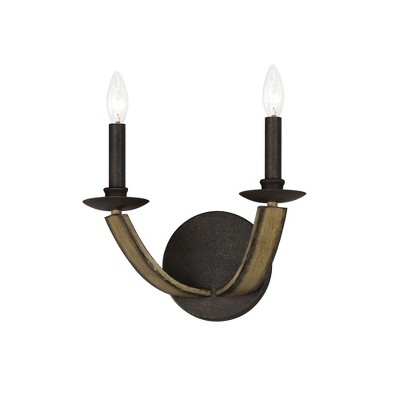 Maxim Lighting Basque 2 - Light Wall Light in  Driftwood/Anthracite