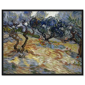 Art Remedy Vincent van Gogh - Olive Trees Van Gogh Classic Fields and Floral Wall Art Framed - 1 of 4
