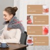 COZONY Weighted Heating Pad with Soothing Vibration, 3 Warmth Levels & 3 Massage Modes, Auto Timer, Portable - 2 of 4