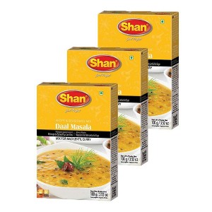 Shan - Daal Masala Mix (100g) - Seasoning Packets for Mild Lentil Curry (Pack of 3) - 1 of 4