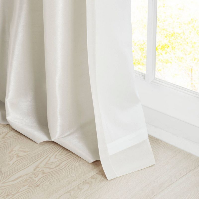 Lillian Twisted Tab Light Filtering Lined Curtain Panel, 6 of 14