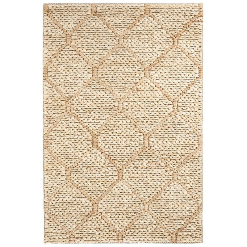 Home Conservatory Tiles Handwoven Jute Area Rug, 1 of 7