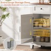 Farmhouse 53.5'' Buffet Cabinet with Storage, 36'' Tall Wood Rustic Sideboard with 3 Drawer, Reversible Wine Rack and Adjustable Shelf - 4 of 4