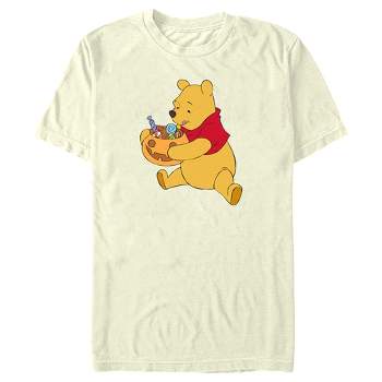 Men's Winnie the Pooh Halloween Candy Jack-O'-Lantern T-Shirt