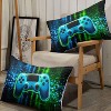 Luupatchy 3Pcs3D Gamepad Printed Bedding Set With 1 Comforter And 2 Pillowcases For Boys And Girls Bedroom All Season - 2 of 3