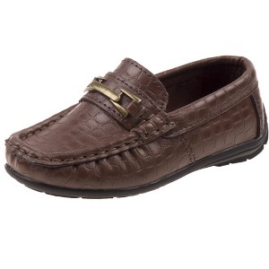 Josmo Boys Loafers Casual Slip On Lightweight Driving Shoes - 1 of 4