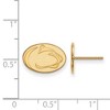 Black Bow Jewelry 14k Yellow Gold Penn State Nittany Lions NCAA Post Earrings - 2 of 3