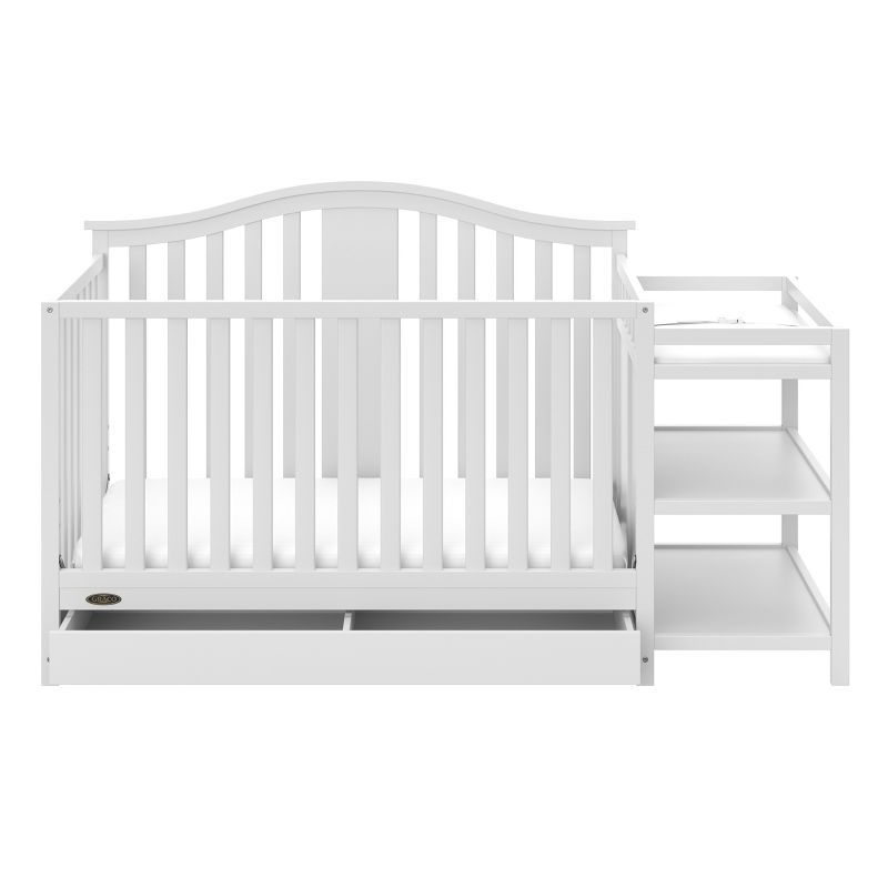 Graco Solano 5-in-1 Convertible Crib and Changer with Drawer, 1 of 10