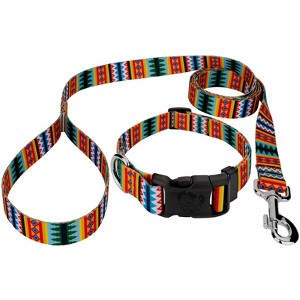 Country Brook Petz Summer Pines Deluxe Dog Collar and Leash - 1 of 4