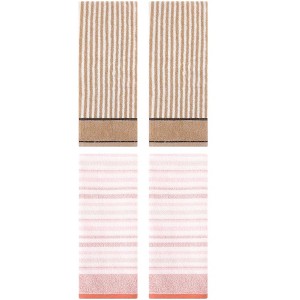 REGALWOVEN 4 Pcs Cotton Soft Comfortable Absorbent Striped Hand Towel - 1 of 4