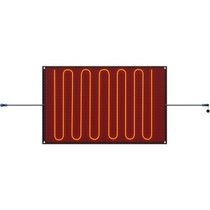 DoCred Snow Melting Mats,Non Slip PVC/Rubber Winter Heated Mat with Power Cord, 3IN/H Speed Snow for Outdoor Sidewalks, Stair Step, Decks Snow Removal - 1 of 4