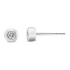 Haus of Brilliance 10K White Gold 1/5 Cttw Near Colorless Diamond Bezel-Set Stud Earrings - 4 of 4