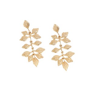 SOHI Women's California Gold Party Drop Earring - 1 of 4