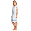 Casual Nights Women's Flowery Short Sleeve Nightgown - 2 of 4
