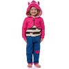 Gabby's Dollhouse Toddler Girl's Gabby Character Hooded Sleep Pajama For Kids Pink - image 2 of 4