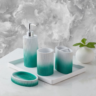 Urbana Green Bath Accessory Collection by Sweet Home Collection®