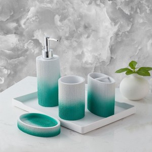 Urbana Green Bath Accessory Collection by Sweet Home Collection® - 1 of 4