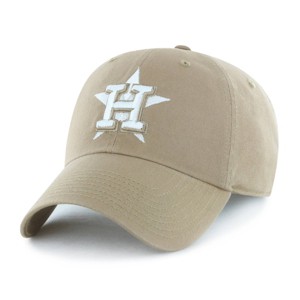 MLB Houston Astros Khaki Clean Up Hat : Target