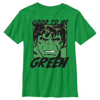 Boy's Marvel St. Patrick's Day Hulk Good to be Green T-Shirt