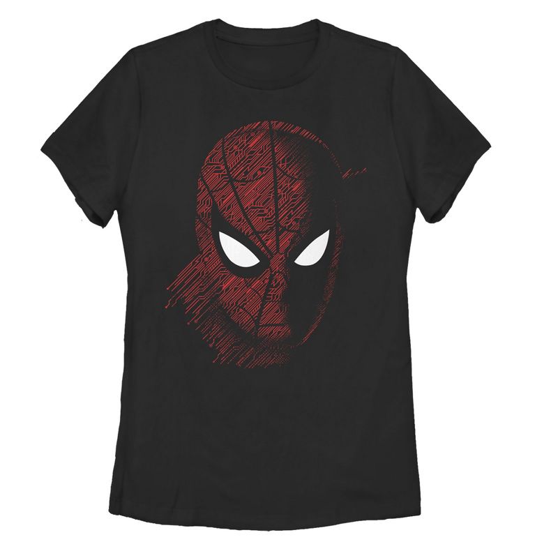 Women's Marvel Spider-Man: Far From Home Tech Pattern T-Shirt, 1 of 4
