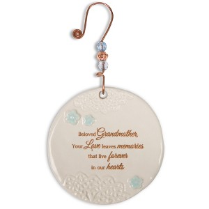 Pavilion Gift Company - Beloved Grandmother - 3.5" Ceramic Ornament - Tree Ornaments - 1 of 2