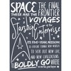 Women's Star Trek 5-Year Mission Text Racerback Tank Top - 2 of 4