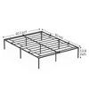 WhizMax 14 Inch Twin Metal Bed Frame, Heavy Duty Metal Platform with Metal Slats Support, No Box Spring Needed, Noise Free, Easy Assembly, Black - 2 of 4