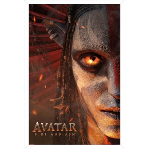 Trends International Avatar: Fire and Ash (2025) - Teaser One Sheet Framed Wall Poster Prints - 1 of 4