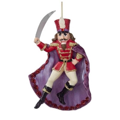 Kurt Adler Resin Ornament for Christmas Tree, Nutcracker Prince