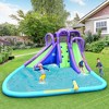 Costway Inflatable Water Park Octopus Bounce House 2 Slides Climbing Wall Without Blower - 3 of 4