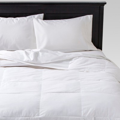 Warmer Down Blend Comforter Full Queen White Threshold