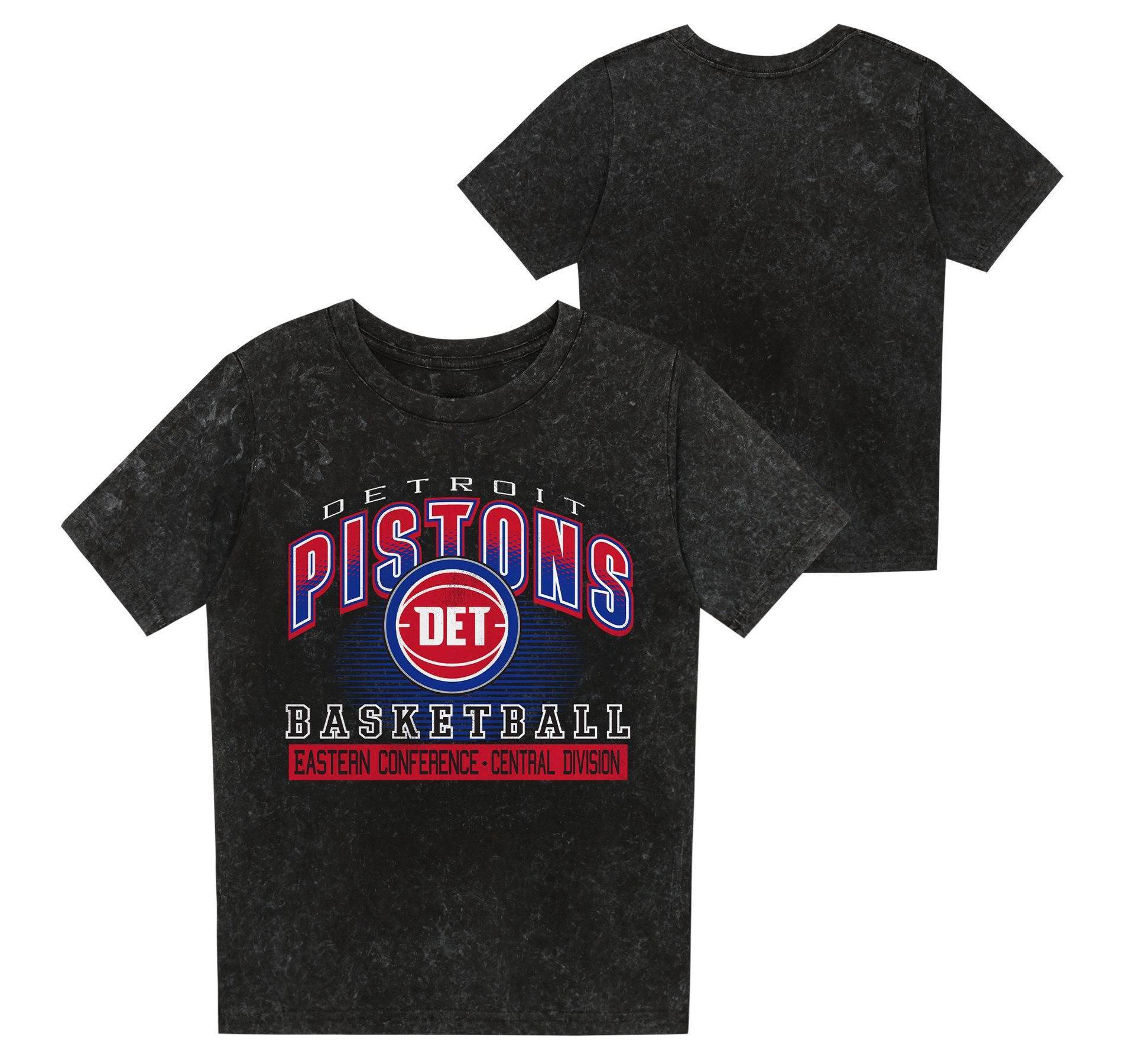 NBA Detroit Pistons Youth Black T-Shirt