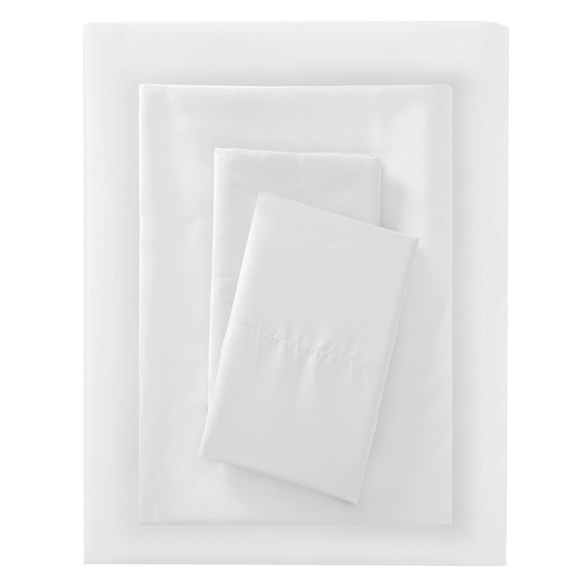 Full Microfiber Sheet Set White - Room Essentials™: Polyester, Peached Finish, OEKO-TEX Certified, Fits 15" Mattress