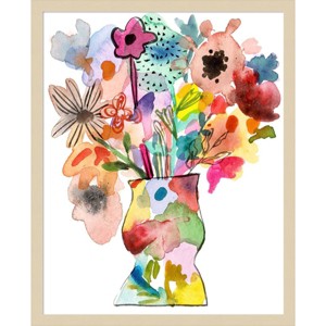 Amanti Art Linear Bouquet II by Melissa Wang Framed Wall Art Print - 1 of 4