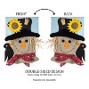 Evergreen Scarecrow Season Burlap Garden Flag, 12.5 x 18 inches - 4 of 4