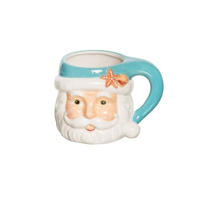 Gallerie II Santa Coastal Christmas Mug