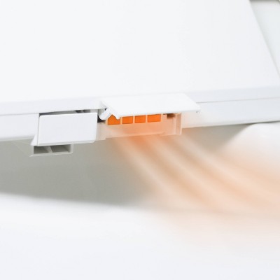 White Elongated Electric Bidet Toilet Seat with Remote Control