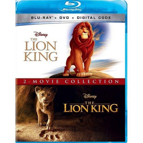 Lion King 2019 + Animated: 2-movie Collection (blu-ray + Dvd + Digital) :  Target