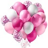 KatchOn, Metallic Pink Balloon Arch Kit - 12 Inch, Pack of 60 |  Pink Confetti Balloons for Pink Party Decorations - 2 of 4
